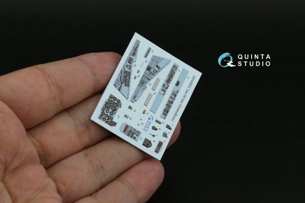 Quinta Studio QD48563 Yak-38 3D-Printed &amp; coloured Interior on decal paper ( HobbyBoss ) 1/48