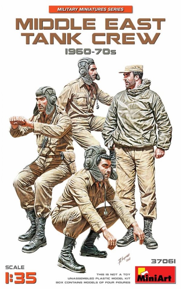 MiniArt 37061 MIDDLE EAST TANK CREW 1960-70s 1/35