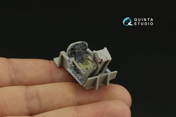 Quinta Studio QD48278 F/A-18А++ 3D-Printed &amp; coloured Interior on decal paper (HobbyBoss) 1/48