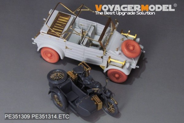 Voyager Model PE351314 WWII German Kubelwagen Type 82 Africa Troop Version Upgrade Set For MENG VS-015 1/35