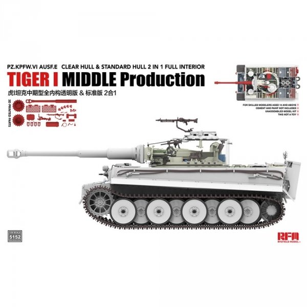 Rye Field Model 5152 Tiger I Mid-Production 1/35