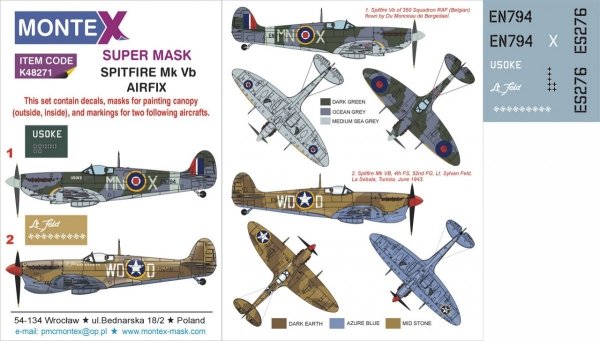 Montex K48271 SPITFIRE Vb 1/48