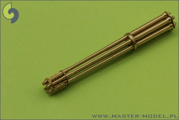 Master AM-48-037 M61 A1 Vulcan - Six-barrelled rotary 20mm cannon - turned barrels with etched barrel clamps (1:48)