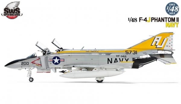 Zoukei-Mura SWS4809 F-4J Phantom II Navy 1/48