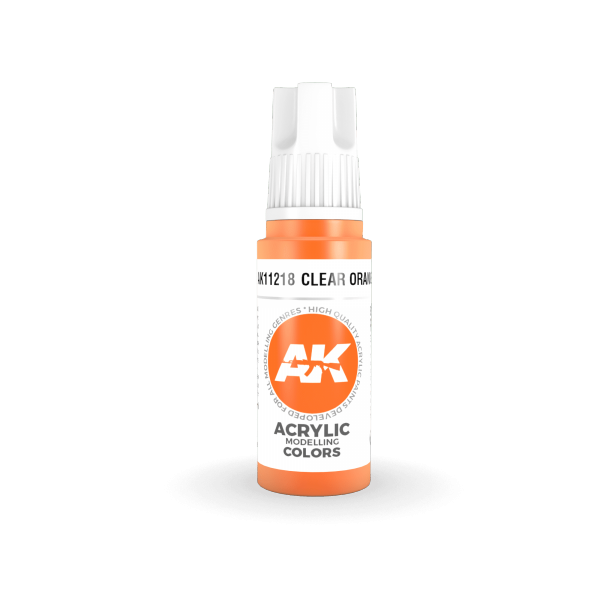 AK Interactive AK11218 CLEAR ORANGE – STANDARD 17ml