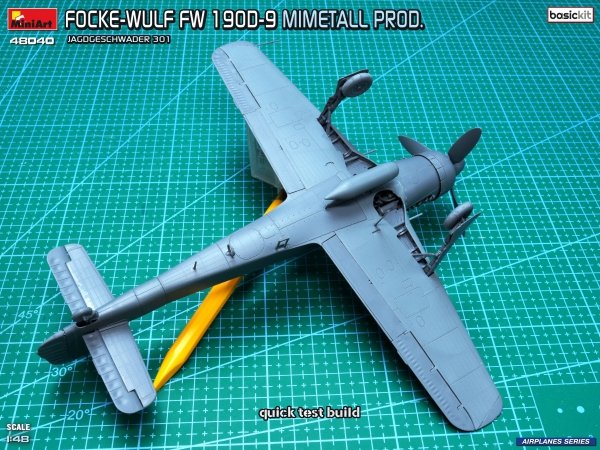 MiniArt 48040 FOCKE-WULF FW 190D-9. MIMETALL PROD. JAGDGESCHWADER 301. BASIC KIT 1/48