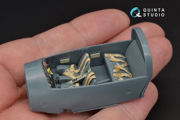 Quinta Studio QD48125 Bf108 3D-Printed &amp; coloured Interior on decal paper (Eduard) 1/48