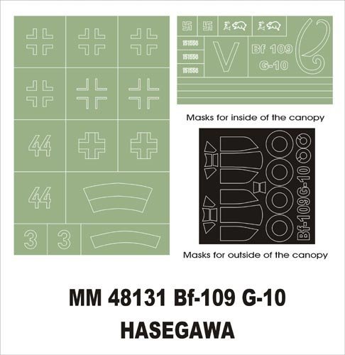 Montex MM48131 Bf 109G-10 HASEGAWA