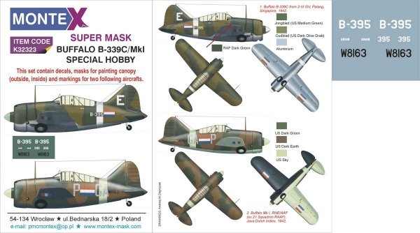 Montex K32323 BUFFALO B-339C/MkI 1/32