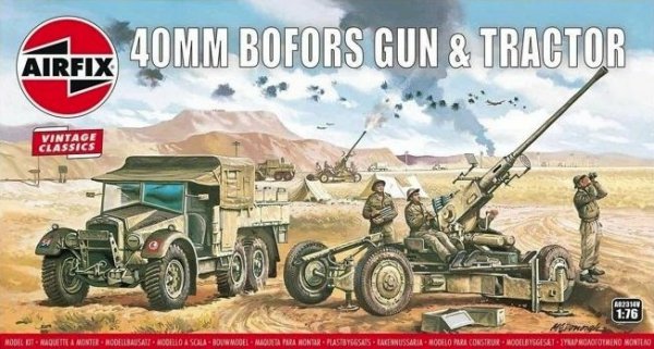 Airfix 02314V Bofors Gun &amp; Tractor 1/76