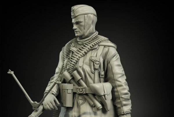 Panzer Art FI35-063 Waffen-SS Anorakanzug MG-42 gunner 1/35