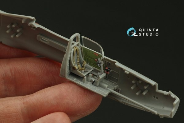Quinta Studio QD72165 P-39Q/N Airacobra 3D-Printed coloured Interior on decal paper (Arma Hobby) 1/72