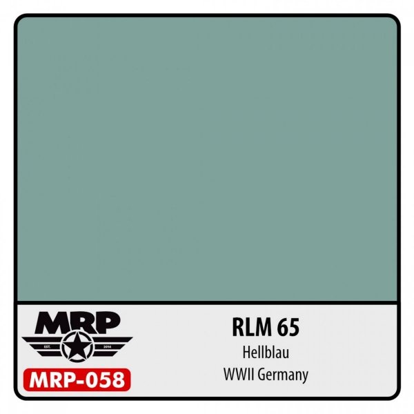 MR. Paint MRP-058 RLM 65 Hellblau WWII German 30ml