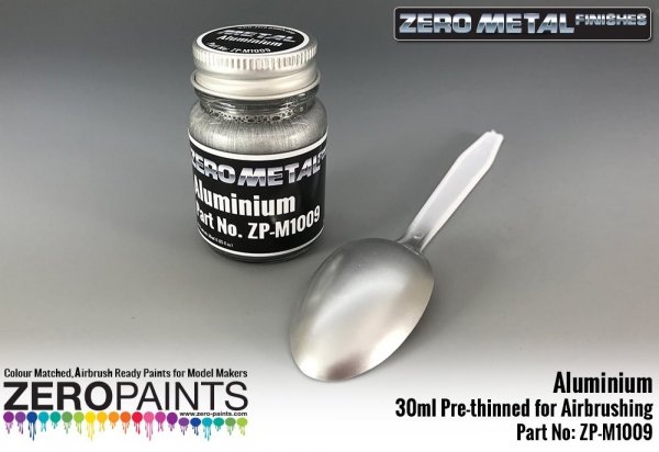 Zero Paints ZP-M1009 Aluminium Paint Zero Metal Finishes 30ml
