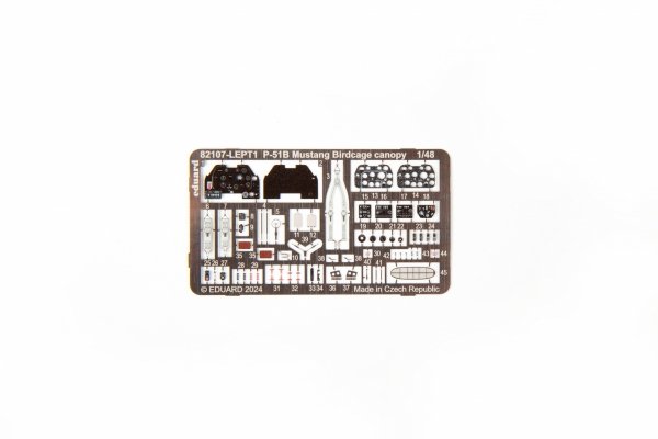 Eduard 82107 P-51B Mustang Birdcage canopy 1/48