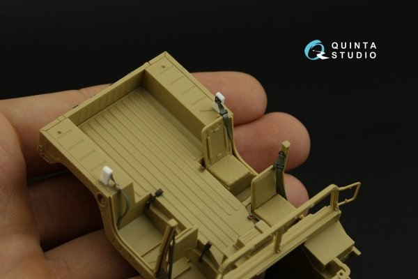 Quinta Studio QD48310 HUMVEE family 3D-Printed &amp; coloured Interior on decal paper (Tamiya) 1/48