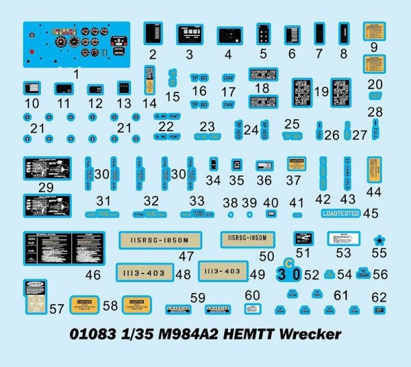 Trumpeter 01083 M984A2 HEMTT Wrecker 1/35