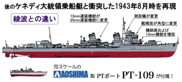 Fine Molds FW2 IJN &quot;Special Type&quot; Class Destroyer &quot;Amagiri&quot; 1/350