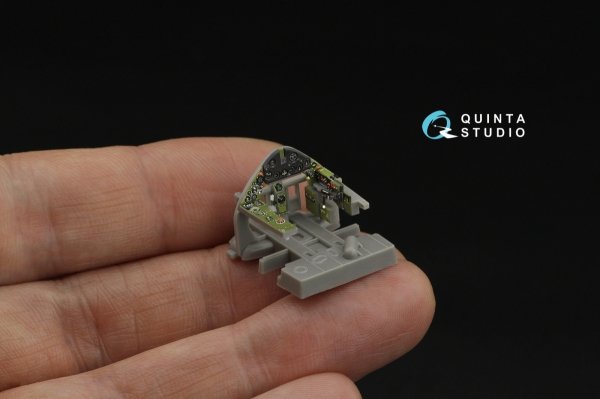 Quinta Studio QD72220 FM-2 Wildcat 3D-Printed &amp; coloured Interior on decal paper (Arma Hobby) 1/72