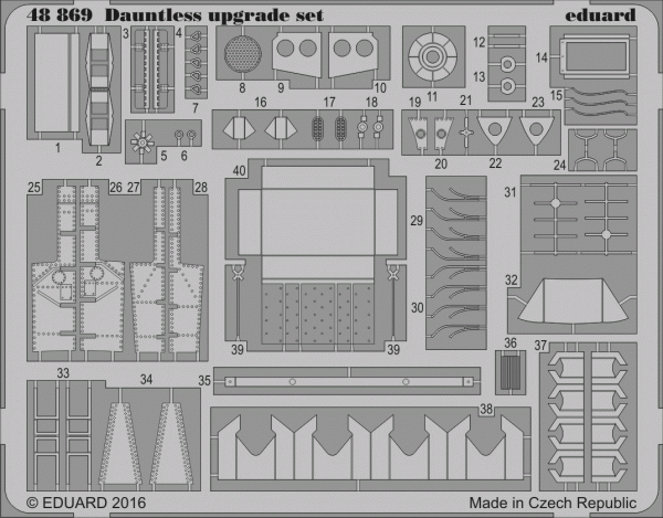 Eduard 48869 Dauntless upgrade set 1/48 EDUARD