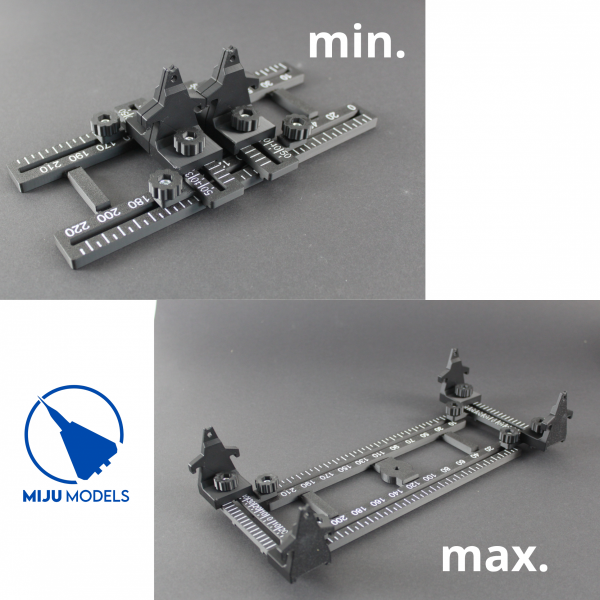 Miju Models JIG-WHEELS-STANDARD Statyw modelarski kołowy / Wheeled modeling stand
