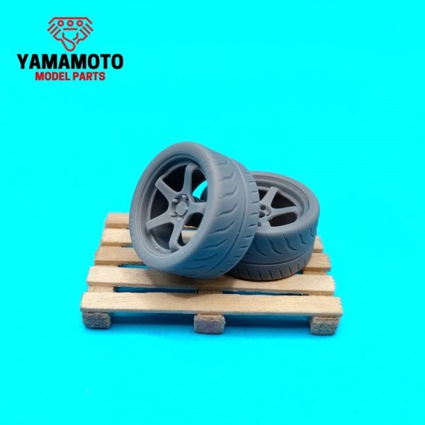 Yamamoto YMPRIM21 Advan Racing GT 4 18&quot; + Tyres 1/24