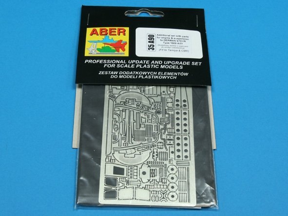 Aber 35A090 Additional set with parts for engine and suspension to german Steyr Type 1500 A/01 (1:35)