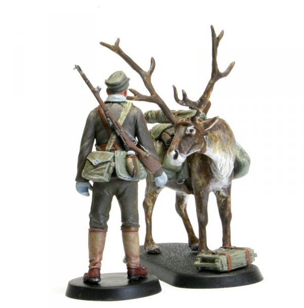 Toro 35F80 Stary Żołnierz Z Reniferem - Armia Fińska - Wojna Zimowa 1939-40 1/35