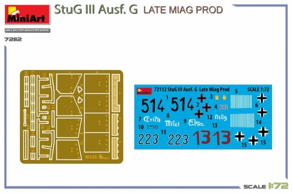 MiniArt 72112 StuG III Ausf. G Late Miag Prod. 1/35