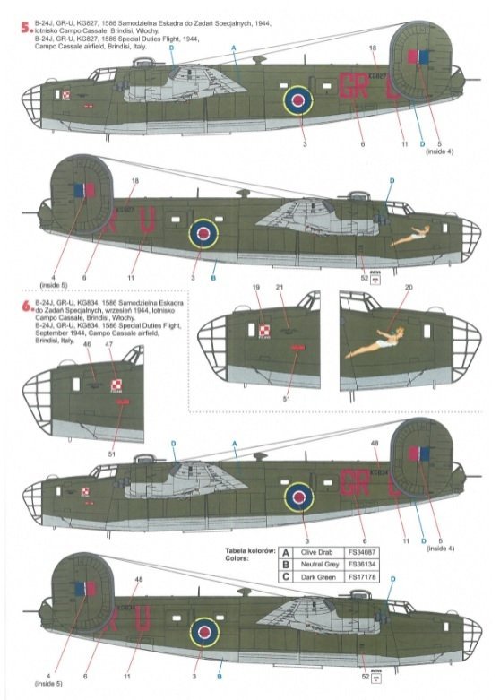 Techmod 48823 B-24 Liberator 1/48