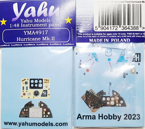 Yahu YMA4917 Hurricane Mk.II Arma Hobby 1/48