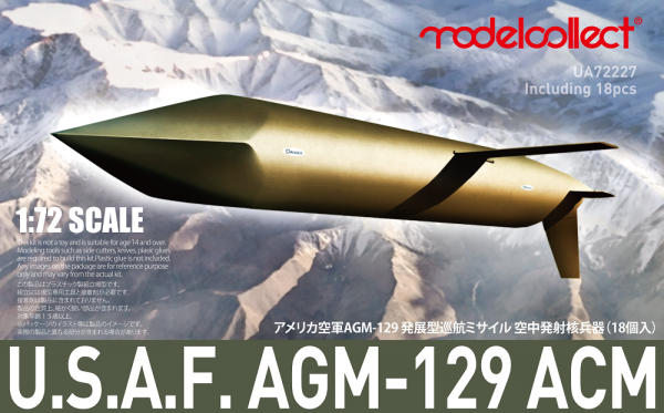 Modelcollect UA72227 U.S.  AGM-129 ACM missile Set 1/72