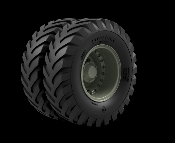 Panzer Art RE35-807 M26 Dragon Wagon  Road wheels (Firestone) 1/35