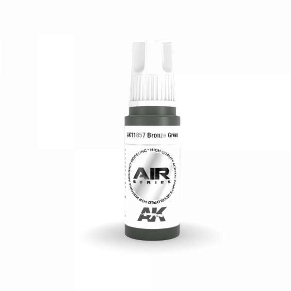 AK Interactive AK11857 BRONZE GREEN – AIR 17 ml
