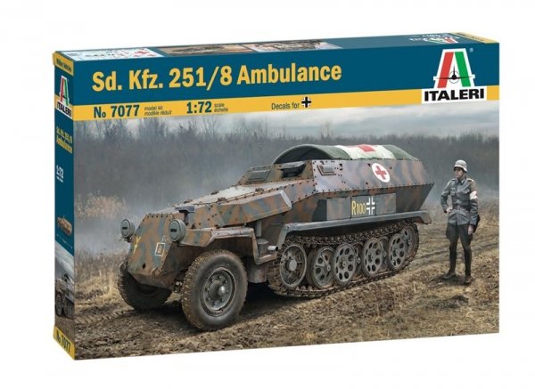 Italeri 7077 Sd.Kfz. 251/8 AMBULANCE 1/72