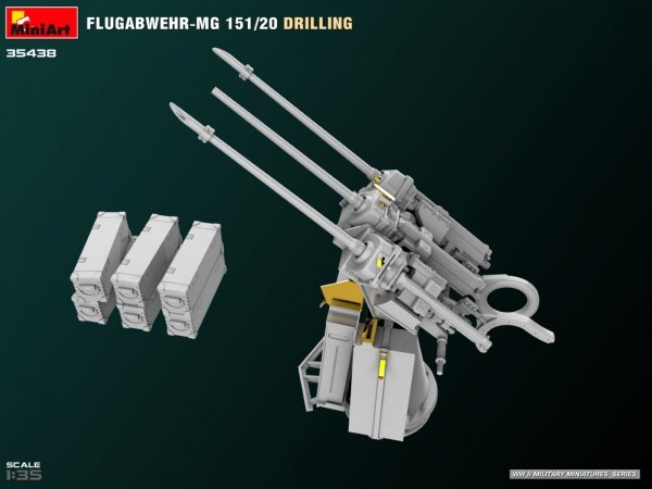MiniArt 35438 FLUGABWEHR-MG 151/20 DRILLING 1/35