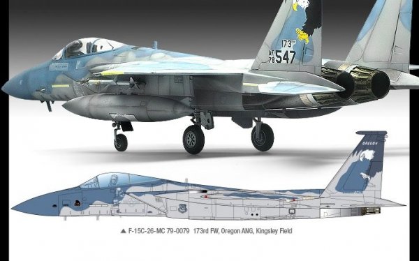 Academy 12506 F-15C MSIP II (173rd Fighter Wing) (1:72)