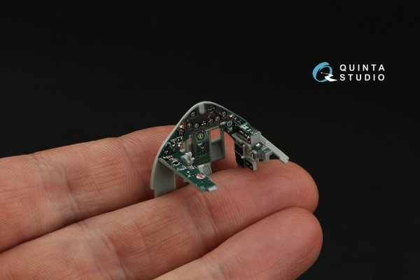 Quinta Studio QD48538 F4F-4 Wildcat 3D-Printed &amp; coloured Interior on decal paper (Academy) 1/48