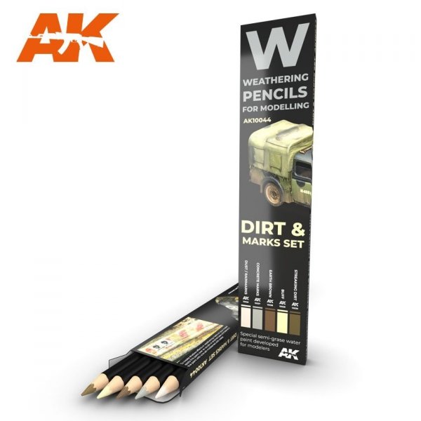 AK Interactive AK10044 DIRT: MARKS SET