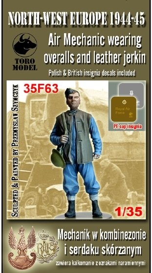Toro 35F63 NWE 1944-45 - Mechanik w kombinezonie i serdaku skórzanym 1/35