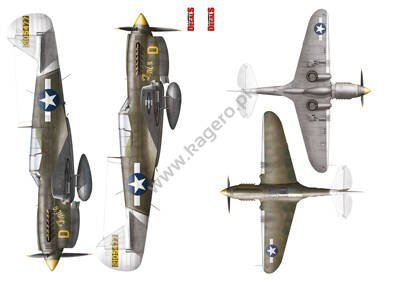 Kagero KD48009 PACIFIC P-40N WARHAWKS. Part I 1/48