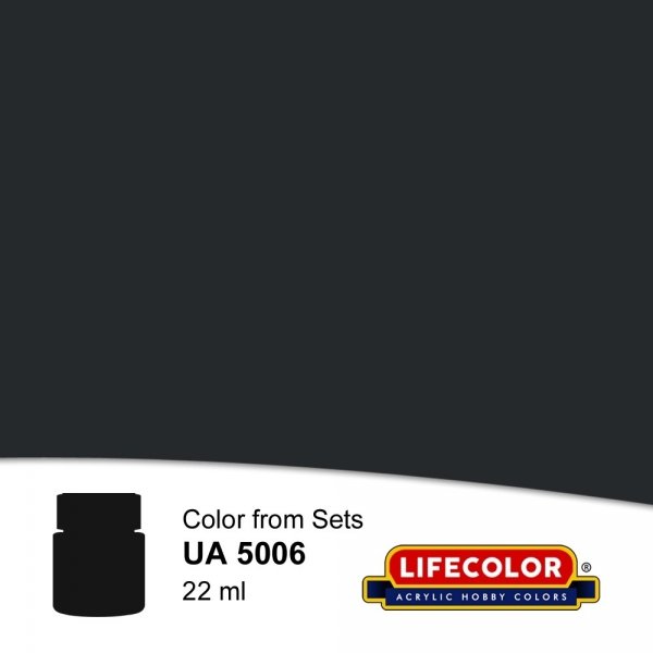 Lifecolor UA5006 Acrylic Aircraft Colors Q1 Blue-Black 22ml