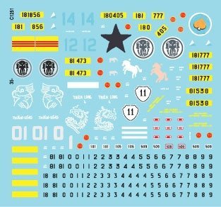 Star Decals 35-C1251 Vietnam 1 1/35