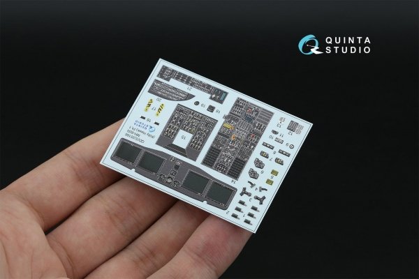 Quinta Studio QDS-35166 МН-60R Seahawk 3D-Printed &amp; coloured Interior on decal paper (Kitty Hawk) (Small version) 1/35