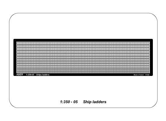 Aber 350-05 Ships ladders (1:350)