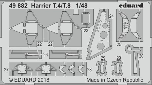 Eduard 49882 Harrier T.4/ T.8 KINETIC MODEL 1/48