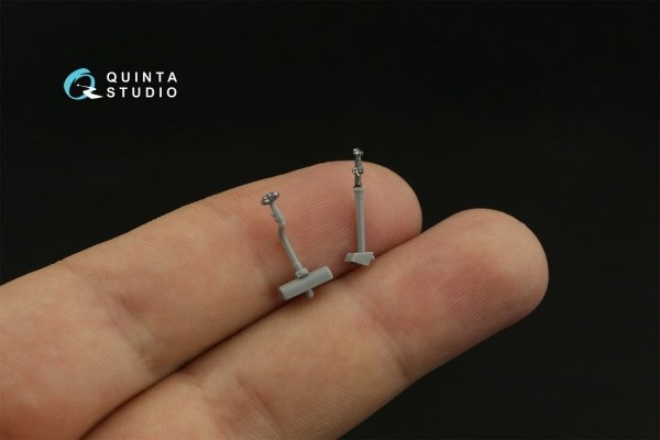 Quinta Studio QD48362 AH-64D 3D-Printed &amp; coloured Interior on decal paper (Hasegawa) 1/48