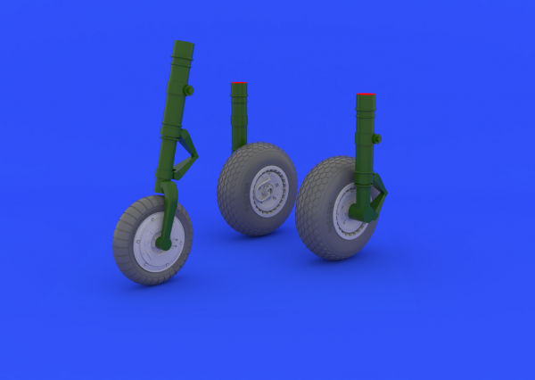Eduard 632031 Me 262 wheels 1/32 (TRUMPETER)