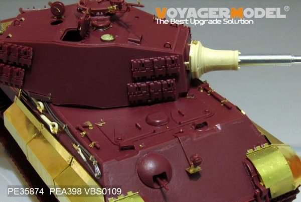 Voyager Model PE35874 WWII German King Tiger (Hensehel Turret) for MENG 1/35