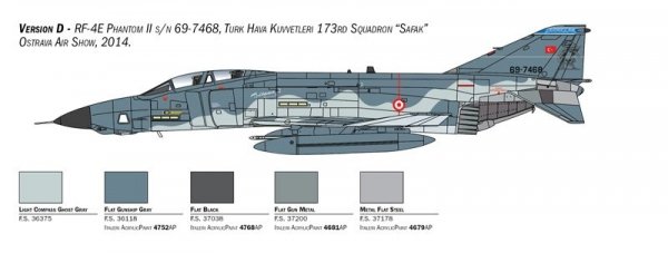 Italeri 2818 RF-4E Phantom II 1/48
